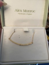 Alex Monroe Gold Rope Bracelet