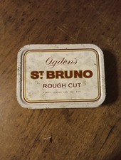 Ogden’s St. Bruno Rough Cut; Vintage Pipe Tobacco Tin