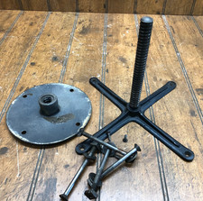 Vintage Piano Stool Seat Screw Riser Hardware Cast Iron Unbranded