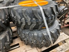 GENUINE JCB STARCO 23x8.50-12 TYRE C/W 5 STUD WHEEL