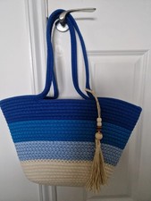 Holiday Bag Rattan Beach Tote