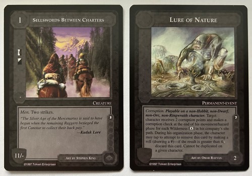 Middle earth rare lidless - 2x,