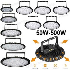 1-10Pack 800W 500W 300W 200W 100W UFO LED High Bay Light Warehouse Shop Lights