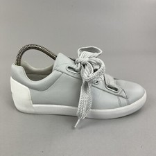 Ash Nina Pearl Grey Leather Chunky Lace Low Top Sneakers Trainers Shoes EU37 UK4