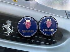 Two Genuine Saab Wheel Centre