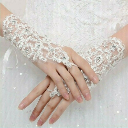 Women fingerless lace - women,
