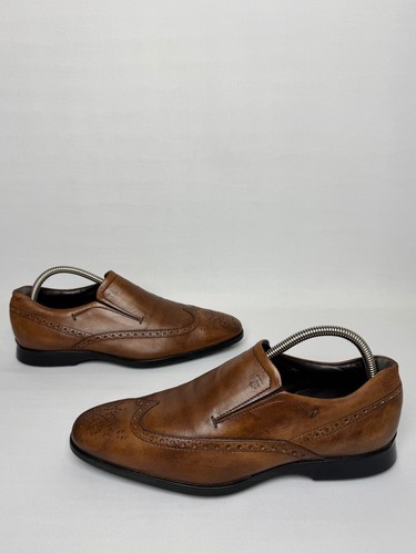 Tods brown leather - leather, on