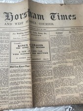 Old Newspaper 1941 The HORSHAM