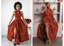 African Red Print  Infinity