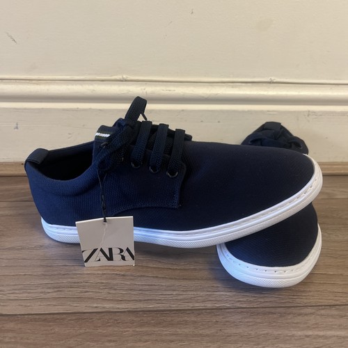 Zara navy blue canvas - canvas, men