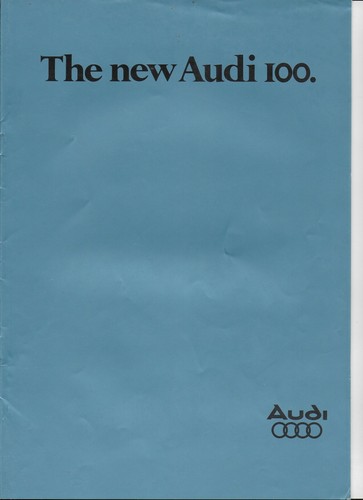 Audi 100 saloon - audi, brochure