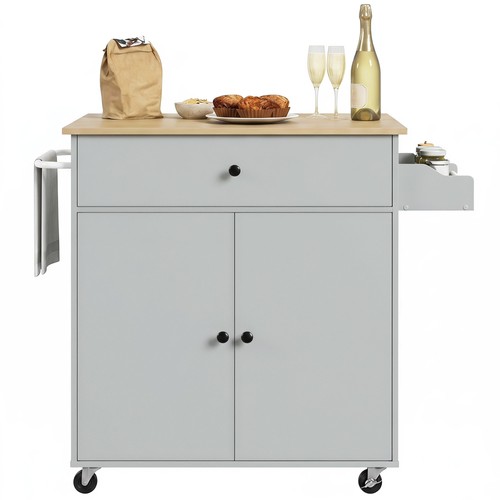Homcom kitchen island with - island,