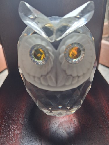 Swarovski crystal owl - crystal,
