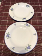 Doulton Blueberry Tea Plates X