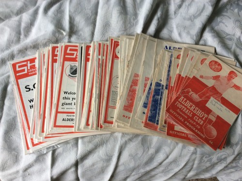 Aldershot home programmes - home, 1958