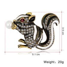 Vintage Insects Bee Crystal Brooch Pin Costume Badge Womens Party Jewellery Gift