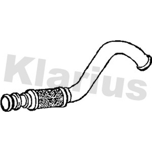 Centre exhaust pipe cn572b - exhaust,