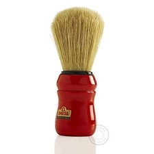 Omega 10049 49 Pure Boar Bristle Shaving Brush - Red Handle