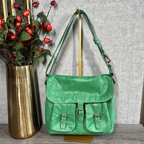 Boden green leather - boden, satchel