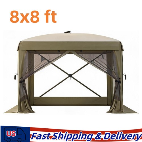Gazebo screen tent 8x8ft - gazebo,
