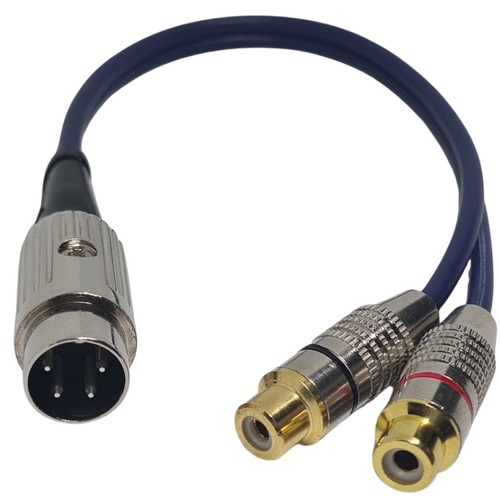 Pin din plug x phono - 4,