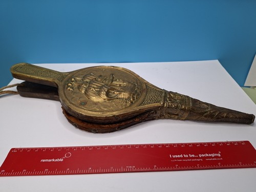 Vintage fireplace bellows - fireplace,