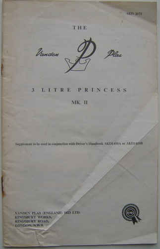 Vanden plas litre ii - 3, mk