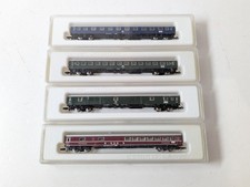 4x Z gauge Marklin DB Coaches-8710, 8711, 8712 & 8713.