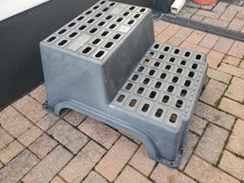 Caravan double step. Milenco MGI very sturdy double caravan step.