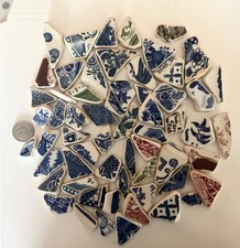 60 Sea Glass Style Pottery