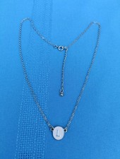 "L" Initial Pendant With Pink