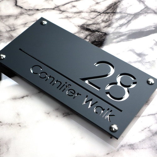 Modern laser cut door - laser,