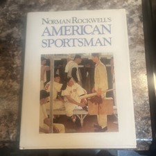 B-3 Norman Rockwell's American Sportsman, 1990 1st Edition, HC/DJ, VG Art Book