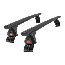 Fabbri Viva Black Aluminium Roof Bar Set to fit Citroen C4 Picasso 13-18 Pair