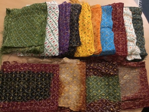 Asian wedding dupatta scarf