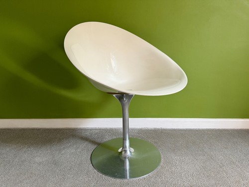 Kartell eros white swivel - kartell,