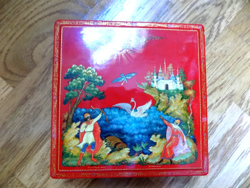 Euc rare palekh large russian - euc,