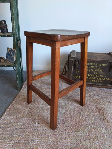 Vintage school lab oak - oak, wooden