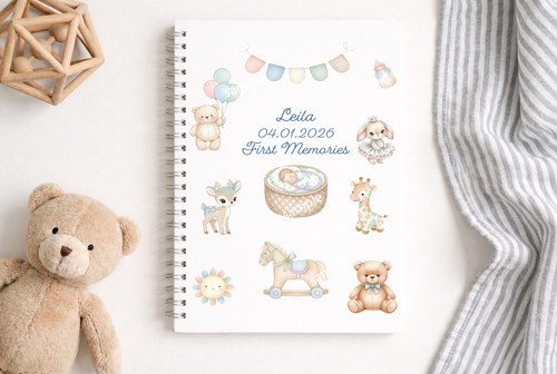 Personalised baby journal - baby,