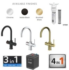 3 or 4 in 1 Instant Boiling Hot Water Tap | Full Kit With Tank & Filter Swan Nec