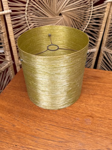 Vintage fibreglass lamp - vintage, olive