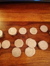 20p Coin twenty pence  Tudor