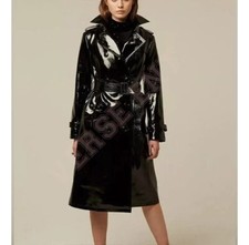 Vinyl PVC Leather Trench Vinyl