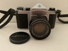 Asahi Pentax S1a SLR Camera + Super Takumar 55mm f/2 Lens with Original Strap