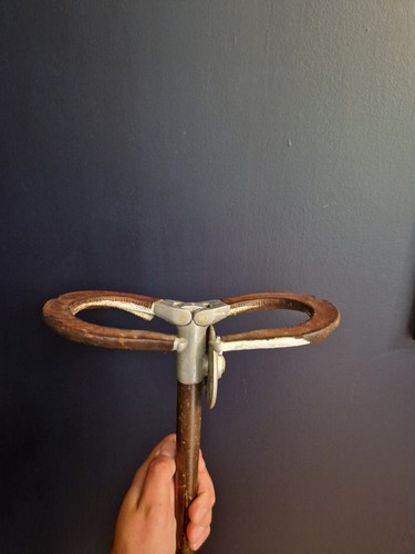 Vintage metal shooting stick - vintage,