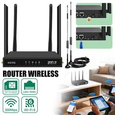 WiFi6 Wireless Router 300Mbps 4G 5G CPE LTE Router With SIM Card Slot UK PLUG