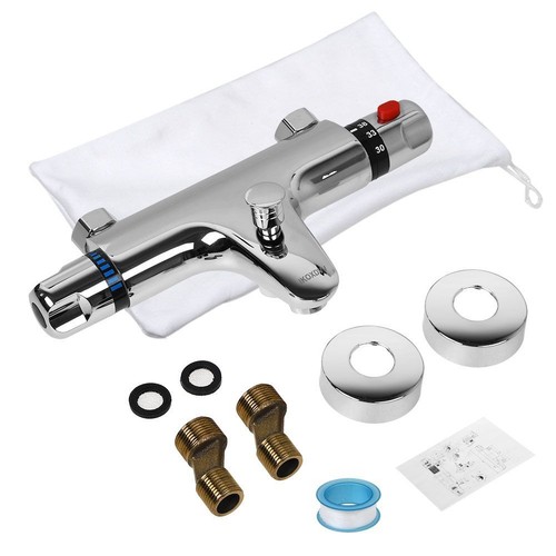 Chrome bathroom thermostatic - bathroom,