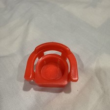 Vintage Fisher Price Replacement Little People Chair Red/Orange