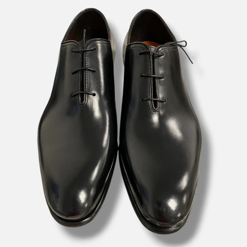 Men black leather - leather, wholecut