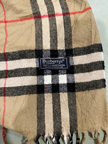Burberrys lambswool check - lambswool,